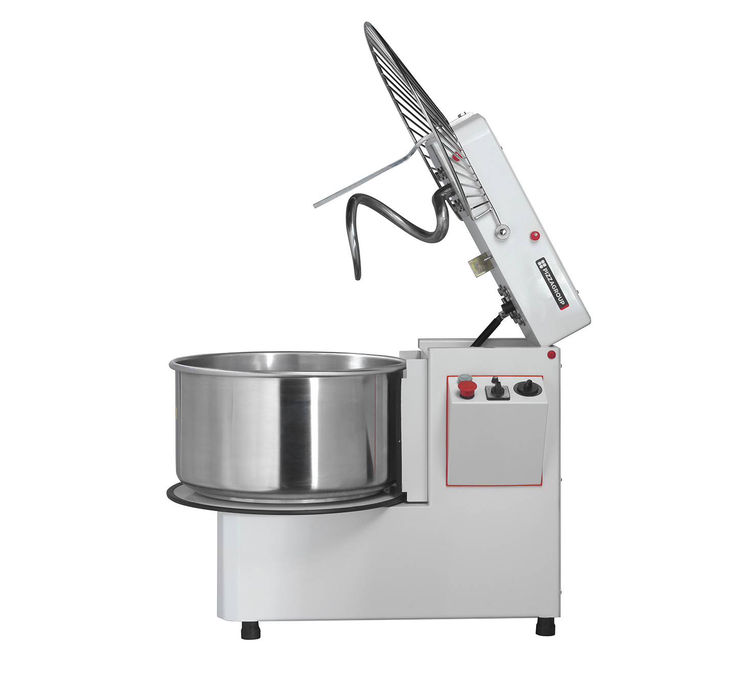 Spiralinė tešlos maišyklė 22 ltr. pakeliamu sraigtu